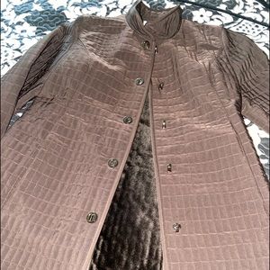 Ladies quilted coat.